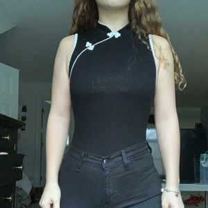 Chinese inspired bodysuit